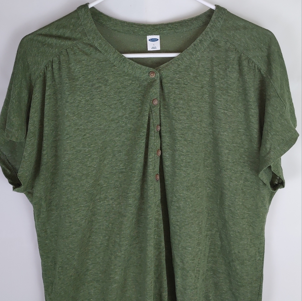Old Navy Linen Shirt - Picture 4 of 6